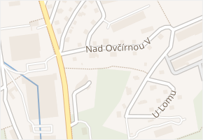 Nad Ovčírnou V v obci Zlín - mapa ulice