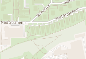 Nad Stráněmi v obci Zlín - mapa ulice
