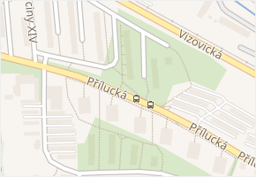 Obeciny XVIII v obci Zlín - mapa ulice