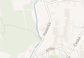 Pasecká v obci Zlín - mapa ulice