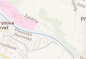 Peroutkovo nábřeží v obci Zlín - mapa ulice
