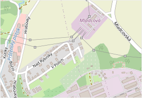 Pod Rozvodnou v obci Zlín - mapa ulice
