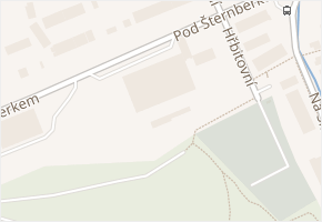 Pod Šternberkem v obci Zlín - mapa ulice