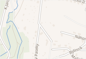 Ronzovy Paseky v obci Zlín - mapa ulice