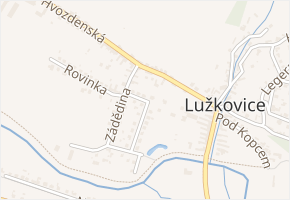 Sádek v obci Zlín - mapa ulice