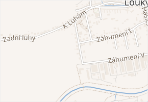 Zábrančí II v obci Zlín - mapa ulice