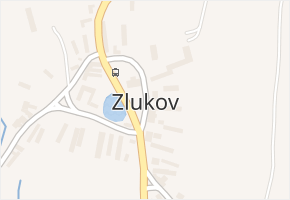 Zlukov v obci Zlukov - mapa části obce