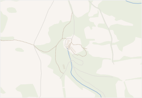 Skoky v obci Žlutice - mapa části obce