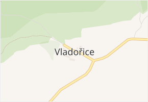 Vladořice v obci Žlutice - mapa části obce