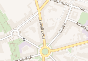 Havlíčkova v obci Znojmo - mapa ulice