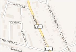 Hlavní v obci Znojmo - mapa ulice