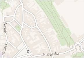 Horní Česká v obci Znojmo - mapa ulice