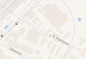 I. P. Pavlova v obci Znojmo - mapa ulice