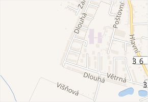 K Sídlišti v obci Znojmo - mapa ulice