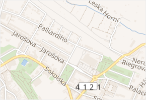 Kosmákova v obci Znojmo - mapa ulice