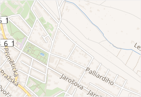 Letohradská v obci Znojmo - mapa ulice