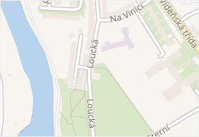 Loucká v obci Znojmo - mapa ulice