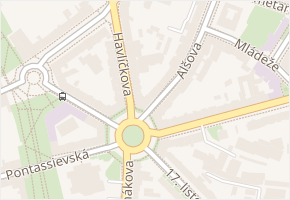 Mariánské náměstí v obci Znojmo - mapa ulice