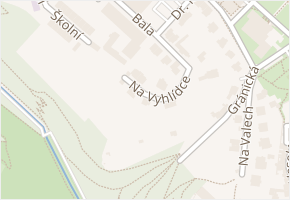 Na Vyhlídce v obci Znojmo - mapa ulice