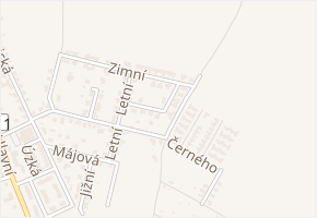 Podzimní v obci Znojmo - mapa ulice