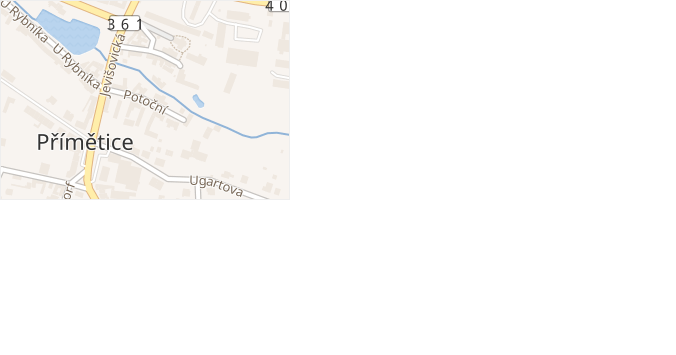 Potoční v obci Znojmo - mapa ulice