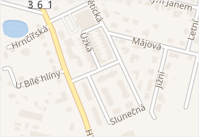 Průsečná v obci Znojmo - mapa ulice