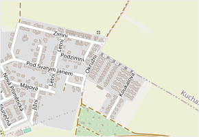 Růžičkova v obci Znojmo - mapa ulice