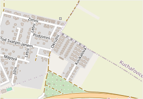 Smutného v obci Znojmo - mapa ulice
