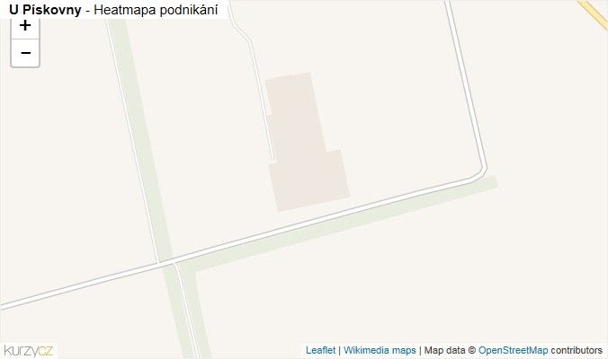Mapa U Pískovny - Firmy v ulici.