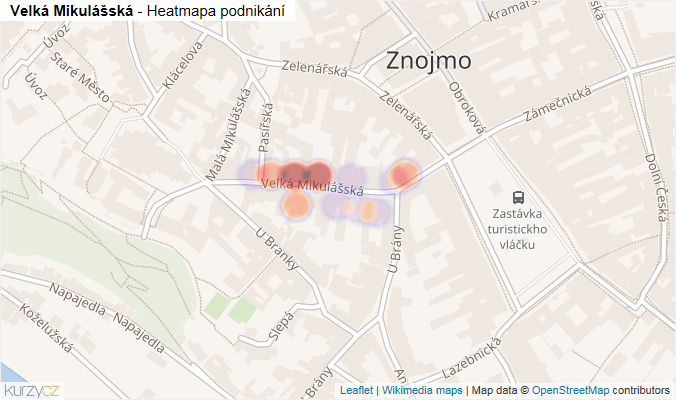 Mapa Velká Mikulášská - Firmy v ulici.
