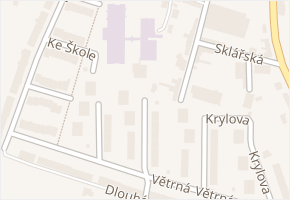 Werichova v obci Znojmo - mapa ulice
