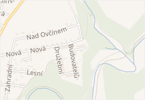 Budovatelů v obci Zruč nad Sázavou - mapa ulice