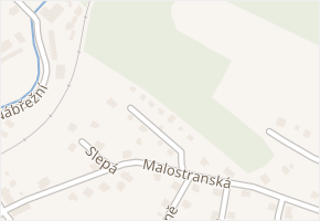 Nademlejnkem v obci Zruč nad Sázavou - mapa ulice