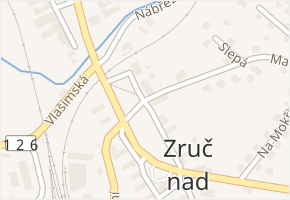 náměstí Malostranské v obci Zruč nad Sázavou - mapa ulice