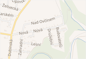 Nová v obci Zruč nad Sázavou - mapa ulice