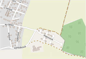 Azurová v obci Zruč-Senec - mapa ulice