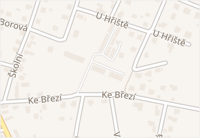 Ke Březí v obci Zruč-Senec - mapa ulice