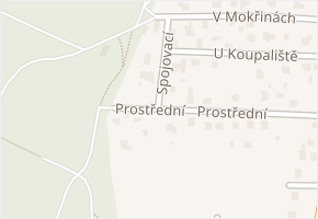 Spojovací v obci Zruč-Senec - mapa ulice