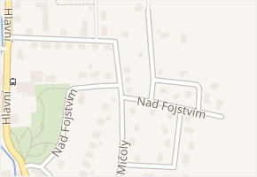 Nad Fojstvím v obci Zubří - mapa ulice