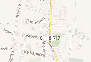 Okružní v obci Zubří - mapa ulice