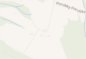 Porubky v obci Zubří - mapa ulice