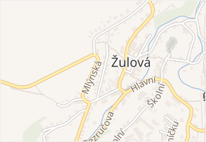 Janáčkova v obci Žulová - mapa ulice