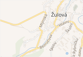 Mlýnská v obci Žulová - mapa ulice