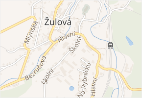 Školní v obci Žulová - mapa ulice