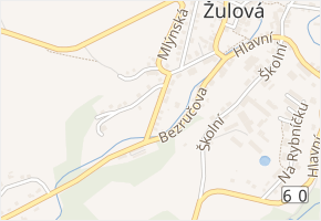 Sokolská v obci Žulová - mapa ulice