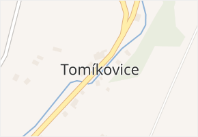 Tomíkovice v obci Žulová - mapa části obce
