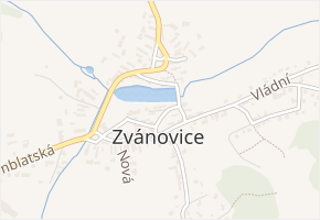 Družstevní v obci Zvánovice - mapa ulice