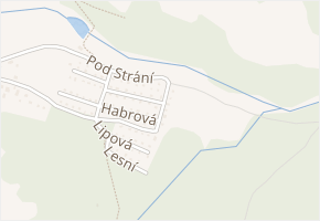 Luční v obci Zvánovice - mapa ulice