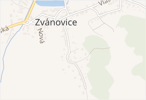 Na Vyhlídce v obci Zvánovice - mapa ulice