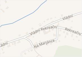 Rekreační v obci Zvánovice - mapa ulice